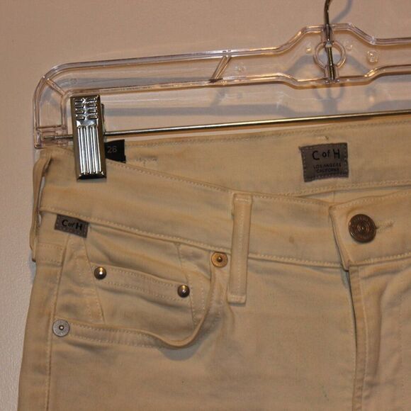 Citizens of Humanity High Rise Rocket Crop Skinny Jeans in white  Size 26 - Picture 6 of 15